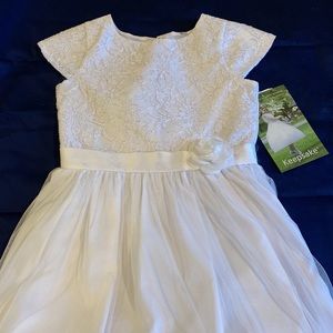 Keepsake girls white ball dress 12 (girl)